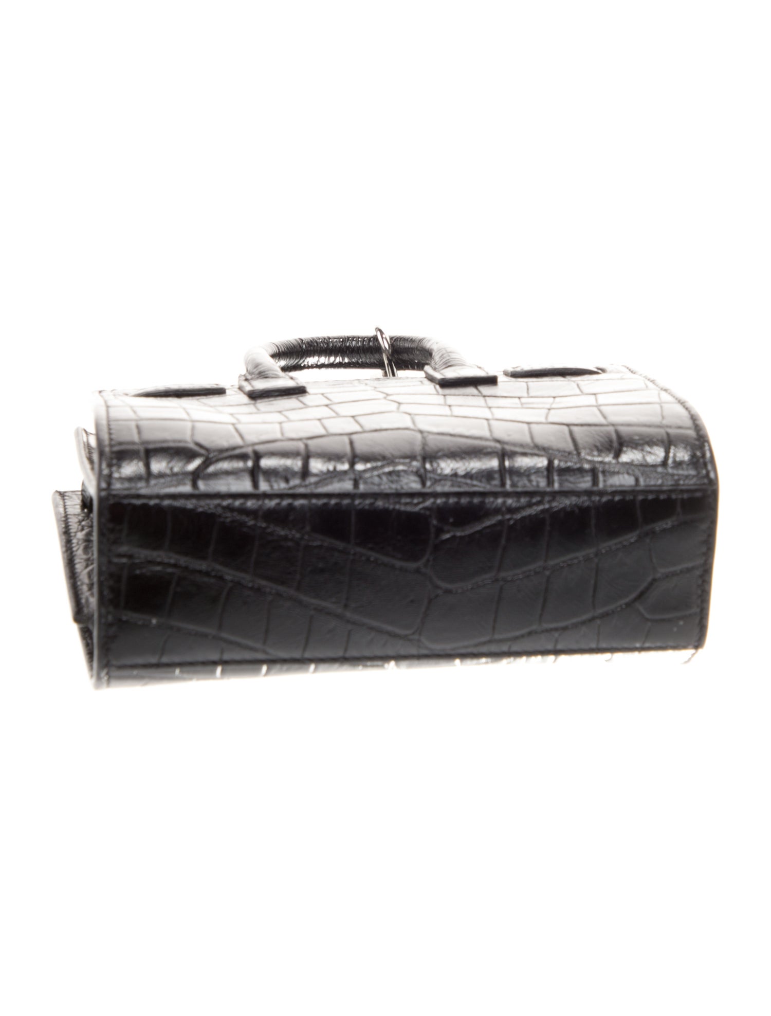 Saint Laurent Embossed Leather Shoulder Bag Toy